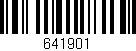 Código de barras (EAN, GTIN, SKU, ISBN): '641901'