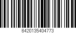 Código de barras (EAN, GTIN, SKU, ISBN): '6420135404773'