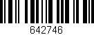 Código de barras (EAN, GTIN, SKU, ISBN): '642746'