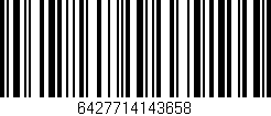 Código de barras (EAN, GTIN, SKU, ISBN): '6427714143658'