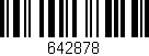 Código de barras (EAN, GTIN, SKU, ISBN): '642878'