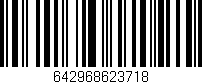 Código de barras (EAN, GTIN, SKU, ISBN): '642968623718'