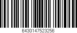 Código de barras (EAN, GTIN, SKU, ISBN): '6430147523256'