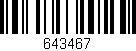 Código de barras (EAN, GTIN, SKU, ISBN): '643467'