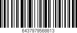 Código de barras (EAN, GTIN, SKU, ISBN): '6437979568813'
