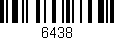 Código de barras (EAN, GTIN, SKU, ISBN): '6438'