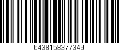 Código de barras (EAN, GTIN, SKU, ISBN): '6438158377349'