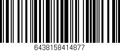 Código de barras (EAN, GTIN, SKU, ISBN): '6438158414877'