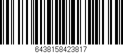 Código de barras (EAN, GTIN, SKU, ISBN): '6438158423817'