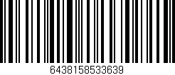Código de barras (EAN, GTIN, SKU, ISBN): '6438158533639'