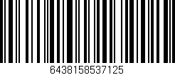 Código de barras (EAN, GTIN, SKU, ISBN): '6438158537125'