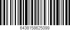 Código de barras (EAN, GTIN, SKU, ISBN): '6438158625099'