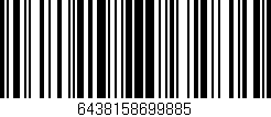 Código de barras (EAN, GTIN, SKU, ISBN): '6438158699885'