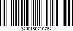 Código de barras (EAN, GTIN, SKU, ISBN): '6438158710764'