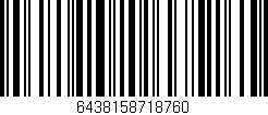 Código de barras (EAN, GTIN, SKU, ISBN): '6438158718760'