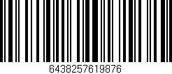 Código de barras (EAN, GTIN, SKU, ISBN): '6438257619876'