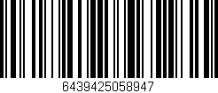 Código de barras (EAN, GTIN, SKU, ISBN): '6439425058947'