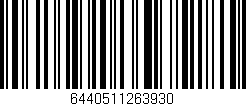 Código de barras (EAN, GTIN, SKU, ISBN): '6440511263930'