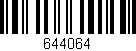 Código de barras (EAN, GTIN, SKU, ISBN): '644064'