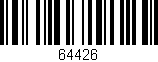 Código de barras (EAN, GTIN, SKU, ISBN): '64426'
