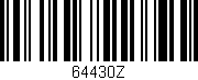 Código de barras (EAN, GTIN, SKU, ISBN): '64430Z'