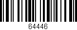 Código de barras (EAN, GTIN, SKU, ISBN): '64446'