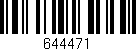 Código de barras (EAN, GTIN, SKU, ISBN): '644471'