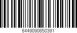 Código de barras (EAN, GTIN, SKU, ISBN): '6449090650391'