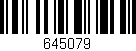 Código de barras (EAN, GTIN, SKU, ISBN): '645079'