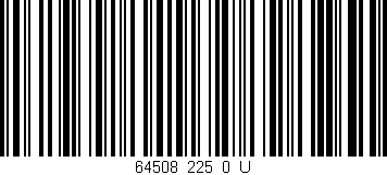 Código de barras (EAN, GTIN, SKU, ISBN): '64508_225_0_U'