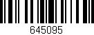 Código de barras (EAN, GTIN, SKU, ISBN): '645095'