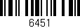 Código de barras (EAN, GTIN, SKU, ISBN): '6451'
