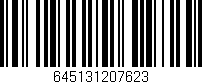 Código de barras (EAN, GTIN, SKU, ISBN): '645131207623'