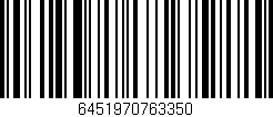 Código de barras (EAN, GTIN, SKU, ISBN): '6451970763350'
