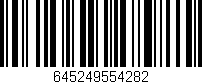 Código de barras (EAN, GTIN, SKU, ISBN): '645249554282'