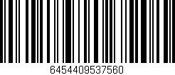 Código de barras (EAN, GTIN, SKU, ISBN): '6454409537560'
