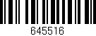 Código de barras (EAN, GTIN, SKU, ISBN): '645516'