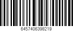 Código de barras (EAN, GTIN, SKU, ISBN): '6457406398219'