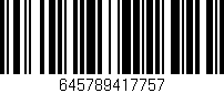 Código de barras (EAN, GTIN, SKU, ISBN): '645789417757'