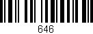 Código de barras (EAN, GTIN, SKU, ISBN): '646'