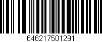 Código de barras (EAN, GTIN, SKU, ISBN): '646217501291'