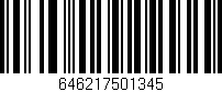 Código de barras (EAN, GTIN, SKU, ISBN): '646217501345'