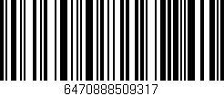 Código de barras (EAN, GTIN, SKU, ISBN): '6470888509317'