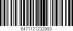 Código de barras (EAN, GTIN, SKU, ISBN): '6471121232993'