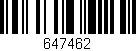 Código de barras (EAN, GTIN, SKU, ISBN): '647462'