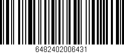 Código de barras (EAN, GTIN, SKU, ISBN): '6482402006431'