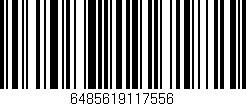 Código de barras (EAN, GTIN, SKU, ISBN): '6485619117556'