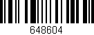 Código de barras (EAN, GTIN, SKU, ISBN): '648604'