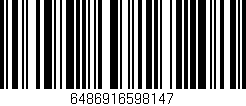 Código de barras (EAN, GTIN, SKU, ISBN): '6486916598147'