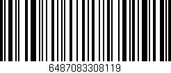 Código de barras (EAN, GTIN, SKU, ISBN): '6487083308119'